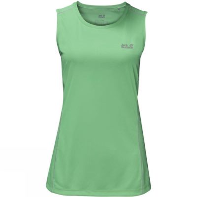 Top Jack Wolfskin Rock Chill Mujer Verde - Chile JKA137064